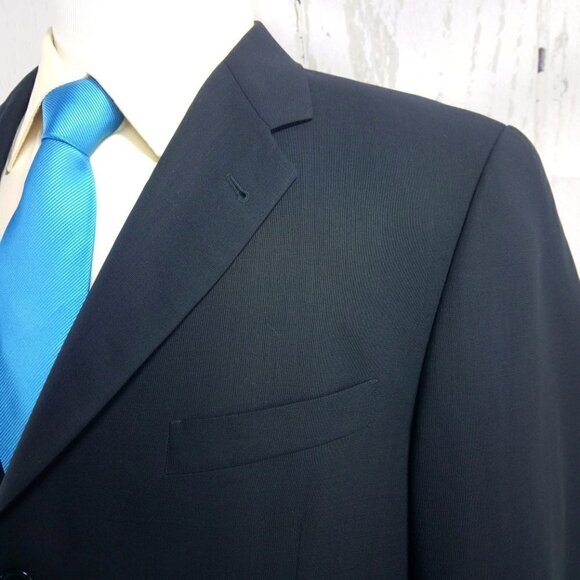 Joseph Abboud Nordstrom 42R Black Suit Blazer - Picture 2 of 10